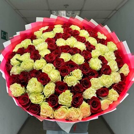 Роза Эквадор, Дизайнерская упаковка, Открытка