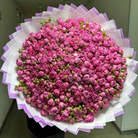 Роза кустовая, Дизайнерская упаковка, Открытка