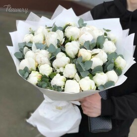 Пион, Эвкалипт, Дизайнерская упаковка