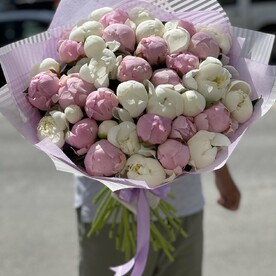 Пион, Пион белый, Дизайнерская упаковка