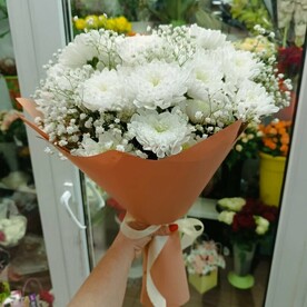 Хризантема, Гипсофила, Пленка корейская