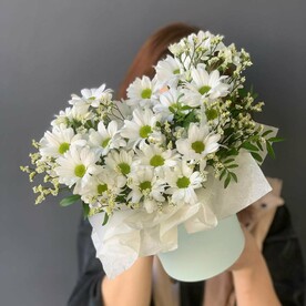 Композиция с хризантемами