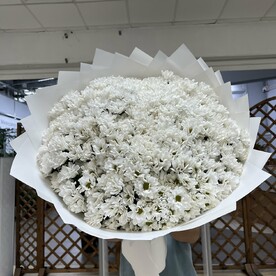 Букет из 35 кустовых хризантем 😍