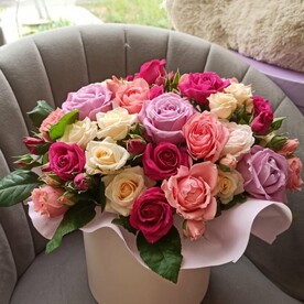 Цветы в коробке