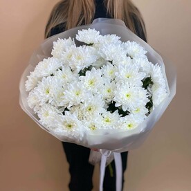 Букет из кустовых хризантем