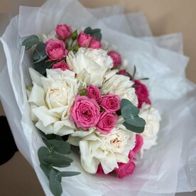 Французские розы, Роза кустовая, Авторская упаковка
