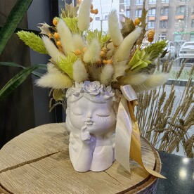 Композиция из сухоцветов 🍂