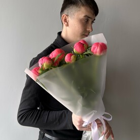 Пион корал шарм, Дизайнерская упаковка