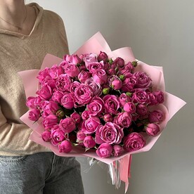 Букет из пионовидных роз