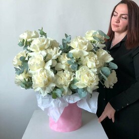 Коробочка с французскими розами
