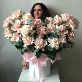 Коробка из французских роз