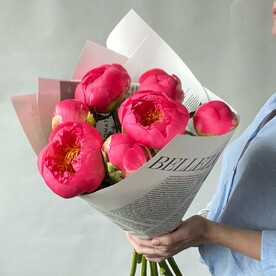 Букет пионов