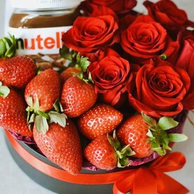 Коробка с цветами