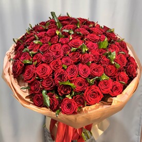 101 Роза в шикарном оформлении ♥️🌹