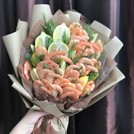Букет из креветок