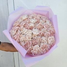 Букет из диантусов ( гвоздик) 49 шт
