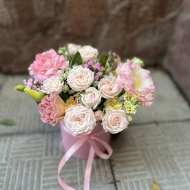 Коробочка с розами