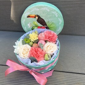 Коробочка с цветами
