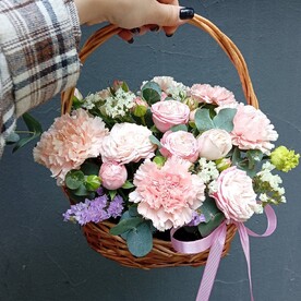 Корзина с цветами
