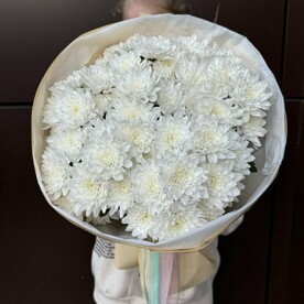 Кулечек с хризантемами М