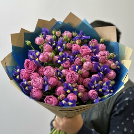 Ирис, Роза мисти бабблс, Крафт