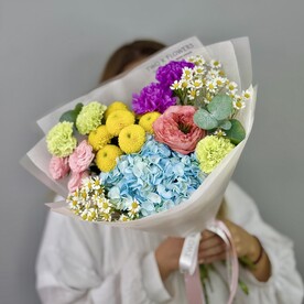 💚💛🩷Дофаминовый букет🩷💛💚