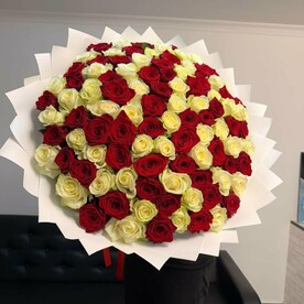 101 Роза 60 см микс