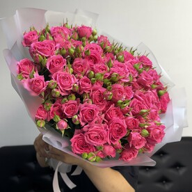 Кустовые розы Пинк Дименшн