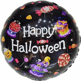 Happy Halloween, шар с гелием к Хэллоуину