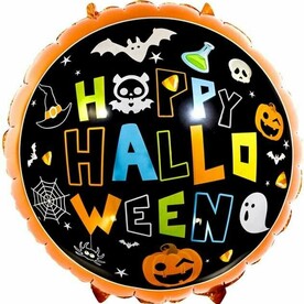 «Время Хэллоуина» шары с гелием happy halloween