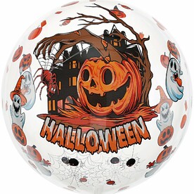 Баблс с гелием halloween