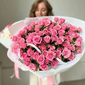 Хорошее настроение, Роза кустовая, Дизайнерская упаковка