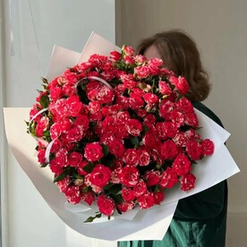 Розы кустовые необычные
