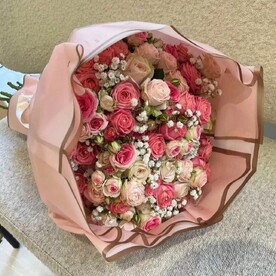 Розочки с гипсофилками