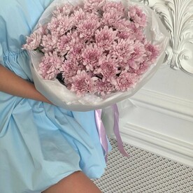 Букет хризантем сорта калимба