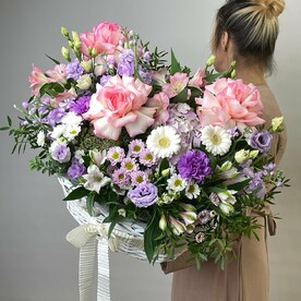 Корзинка «цветочный микс»