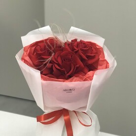 Букет из красных французских роз