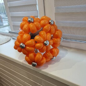 Букет из воздушных оранжевых Ромашек