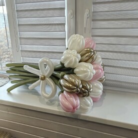 Букет из воздушных Тюльпанов