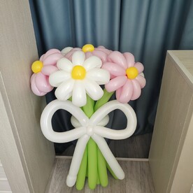 Букет из розово-белых Ромашек