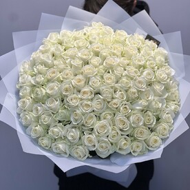 Признание в Любви 🥰 из 101 белой розы