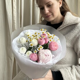 Малиновый капкейк