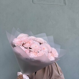 Хризантемы нежно розовые 💕🌸