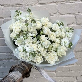 Авторский белый букет