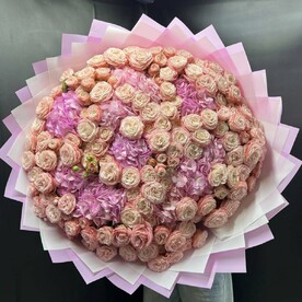 Роза кустовая, Гортензия Гидрангия, Упаковка