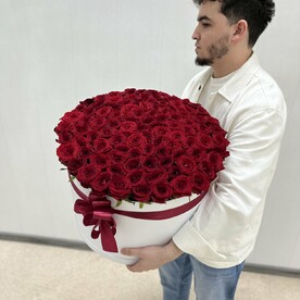 101 Роза в коробке 🌹