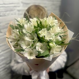Альстромерия, Ковыль, Дизайнерская упаковка