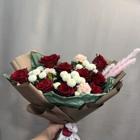 Букет из Роз и Хризантемы
