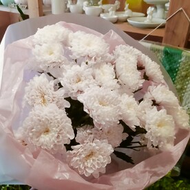 Хризантема кустовая, Стильная упаковка