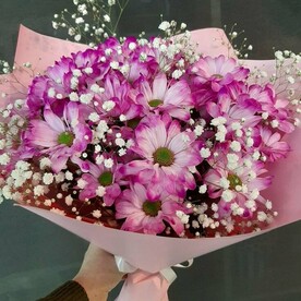Розовые ромашки для милашки